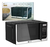 Microondas Electrico 20 Litros 1000w Gris Oryx