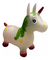 Unicornio Saltarin Caballito Inflable Niños Con Luz Y Sonido