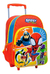 Mochila Carro 16 Spidey Af Roja Vs Enemigos Color Rojo Diseñ
