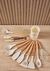 Set Utensilios De Cocina Punta Silicona Mango Madera Kit X12 - comprar online