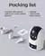 Jooan 4k câmera de vigilância wi-fi ao ar livre lente dupla externa 5g wifi câmeras ip rastreamento automático segurança ptz cam cctv áudio vídeo
