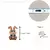 Bonito 2d gato telefone anti poeira tampa porta de carga plug para iphone tipo c proteção contra poeira rolha accessorie - Aurora _Boreal