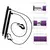 Imagem do Portable Yoga Pilates Bar Stick with Resistance Band,Pull Rope,Home Gym Yoga Bar