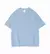 Camiseta verde masculina e feminina, 280g, algodão, manga curta, camiseta corea