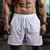 Ueteey men shorts quentes de pouco peso fino calças curtas correndo agachamento - comprar online
