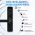Do Brasil Excelente Fechadura eletronico digital Tuya wifi Eletrônico Door Lock Trabalhar com Digital Smart, desbloqueio remoto, Keyless, impressão digital, 2024 novo na internet