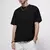 Camiseta lisa de grandes dimensões pesada 240gsm para homens verão alta qualidade manga curta camiseta 100% algodão cor sólida na moda casual branco topo na internet