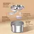 Rojeeco bebedouro de aço inoxidável para animais de estimação, fonte automática de água para gatos, dispensador inteligente de água para cães e gatos - loja online
