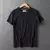 Imagem do Verão novo americano retro de manga curta o pescoço cor sólida camiseta masculina moda simples 100% algodão lavado casual esporte topos