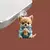 Bonito 2d gato telefone anti poeira tampa porta de carga plug para iphone tipo c proteção contra poeira rolha accessorie