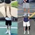 Dukeen shorts masculinos verão terry pano moletom algodão cor sólida moletom - Aurora _Boreal