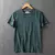 Verão novo americano retro de manga curta o pescoço cor sólida camiseta masculina moda simples 100% algodão lavado casual esporte topos na internet