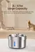 Rojeeco bebedouro de aço inoxidável para animais de estimação, fonte automática de água para gatos, dispensador inteligente de água para cães e gatos - loja online