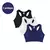 3 Peças, Roupas íntimas femininas, Tops esportivos femininos, Roupas curtas de ginástica, Sutiãs da moda, Sutiãs respiráveis - comprar online