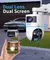 Jooan 4k câmera de vigilância wi-fi ao ar livre lente dupla externa 5g wifi câmeras ip rastreamento automático segurança ptz cam cctv áudio vídeo na internet
