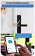 Do Brasil Excelente Fechadura eletronico digital Tuya wifi Eletrônico Door Lock Trabalhar com Digital Smart, desbloqueio remoto, Keyless, impressão digital, 2024 novo - Aurora _Boreal