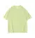 Imagem do Camiseta verde masculina e feminina, 280g, algodão, manga curta, camiseta corea