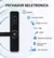 Do Brasil Excelente Fechadura eletronico digital Tuya wifi Eletrônico Door Lock Trabalhar com Digital Smart, desbloqueio remoto, Keyless, impressão digital, 2024 novo na internet