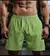 Ueteey men shorts quentes de pouco peso fino calças curtas correndo agachamento - Aurora _Boreal