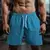 Imagem do Ueteey men shorts quentes de pouco peso fino calças curtas correndo agachamento