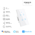 Imagen de Tecla Smart de Muro Táctil 4 Canales 600W Blanco