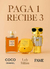 3x1 | Perfumes mujeres COCO CHANEL + LADY MILLION + FAME - comprar online