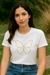Babylook ou Camiseta Borboleta Dourada – Estilo Minimalista e Sofisticado - comprar online
