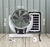 VENTILADOR RECARGABLE CON PANEL SOLAR en internet