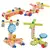 Imagem do Kit de Ferramentas e Cadeiras de Brinquedo em Madeira | Brinquedos Manuais Educativos Tipo Montessori para Crianças – Caixa de Ferramentas Criativas e Interativas