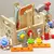 Kit de Ferramentas e Cadeiras de Brinquedo em Madeira | Brinquedos Manuais Educativos Tipo Montessori para Crianças – Caixa de Ferramentas Criativas e Interativas na internet