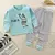 Conjunto Infantil Unissex com Estampa de Desenho Animado – Pijama de Algodão para Meninos e Meninas | Macio, Confortável e Ideal para Todas as Estações - Pandinda Store