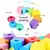 Brinquedo Montessori de Madeira Educativo | Jogo de Encaixe, Cores e Formas com Cartas, Cordões e Blocos – Estímulo Cognitivo para Crianças de 3 a 6 Anos - comprar online
