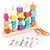 Brinquedo Montessori de Madeira Educativo | Jogo de Encaixe, Cores e Formas com Cartas, Cordões e Blocos – Estímulo Cognitivo para Crianças de 3 a 6 Anos - comprar online