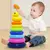 Torre de Bolinhas Montessori – Brinquedo Educativo Sensorial, Pista de Rolagem e Empilhamento para Bebês 1, 2 e 3 Anos | Estímulo Motor e Cognitivo - Pandinda Store