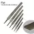 Arquivos metálicos de aço de alto carbono T12, jantes, triângulo, quadrado, p