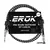 Erok 1/4 polegada cabo de instrumento 90 graus angular reto para reto 6.35mm cab - comprar online