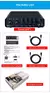 LEUS MD30 Interface de áudio Placa de som profissional com monitoramento de gui - LK Music