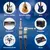 Imagem do Joyo CM-12 cabo de guitarra redução de ruído instrumento de áudio profission