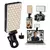Luz led para selfie, 3000mah, 120 led, recarregável, clipe de luz para telefone