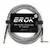 Erok 1/4 polegada cabo de instrumento 90 graus angular reto para reto 6.35mm cab - LK Music