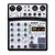 BOMGE Mixer de som de áudio de 4 canais Mixing DJ Console USB com 48V Phantom P