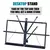 Dupla utilização Folding Folha Music Stand, portátil e leve, Desktop Book Sta - LK Music