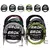 Erok 1/4 polegada cabo de instrumento 90 graus angular reto para reto 6.35mm cab - LK Music