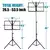 Dupla utilização Folding Folha Music Stand, portátil e leve, Desktop Book Sta