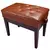 Banqueta Vermelha, Banco p/ Piano, Teclado Yamaha, Casio, c/ Ajuste de Altura, P - loja online
