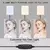 Luz led para fotografia, luzes para selfie, iluminação para conferência, estúdio fotográfico, com suporte de braço de tesoura para zoom, youtube, transmissão ao vivo - loja online