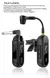 Imagem do Sistema de microfone sem fio de saxofone UHF, adequado para apresentações ao a