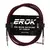 Erok 1/4 polegada cabo de instrumento 90 graus angular reto para reto 6.35mm cab - LK Music