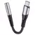Adaptador de Audio Hoco LS33 Tipo-C a Jack 3.5mm DAC Metal Gray - tienda en línea