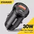 Cargador de Auto Essager USB Tipo C 30W con Carga Rápida QC 4.0 y PD 3.0 - Tienda Comusa